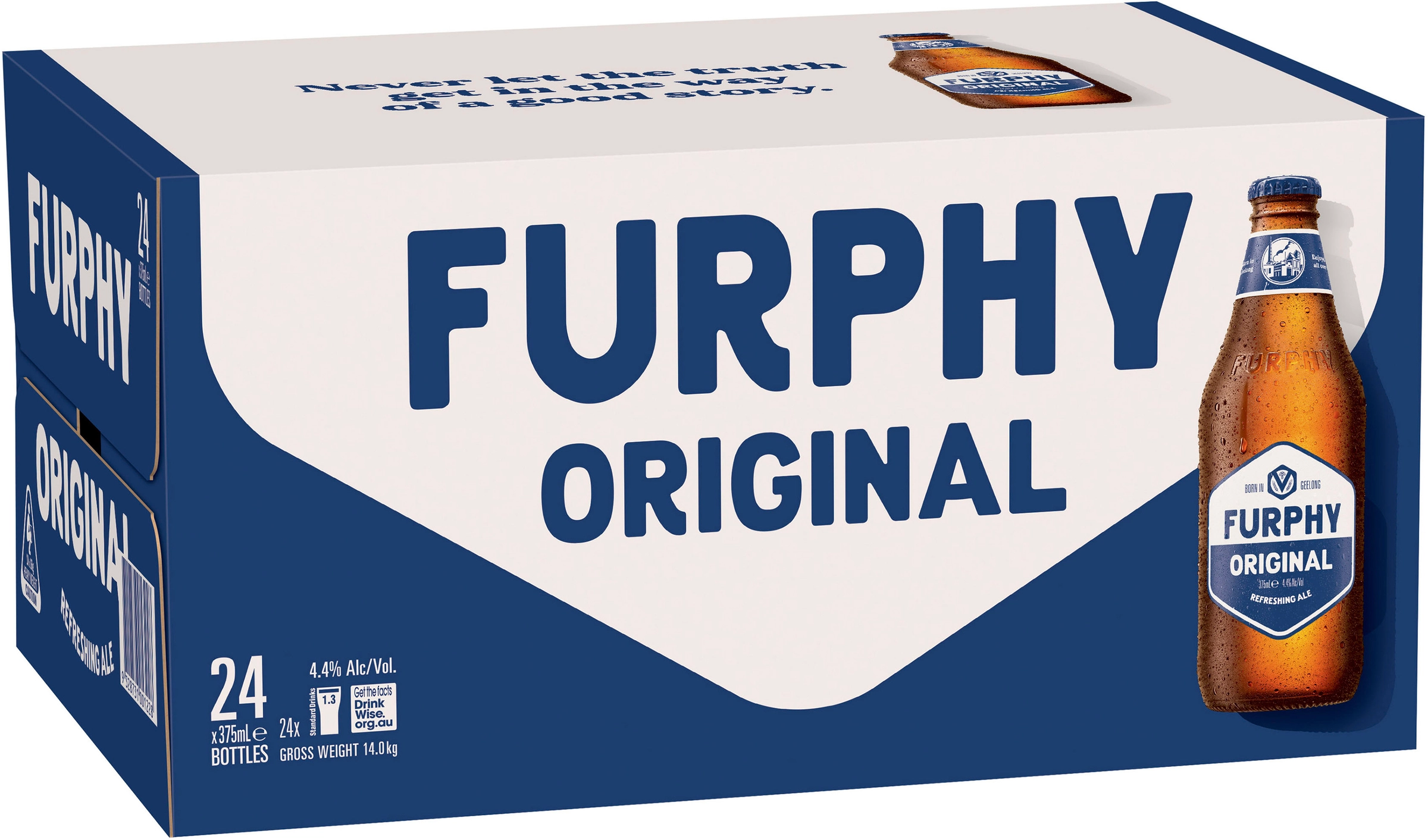 Furphy Refreshing Ale Bottles 24x375ml