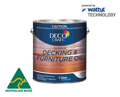 Decking & Furniture Oil 4L