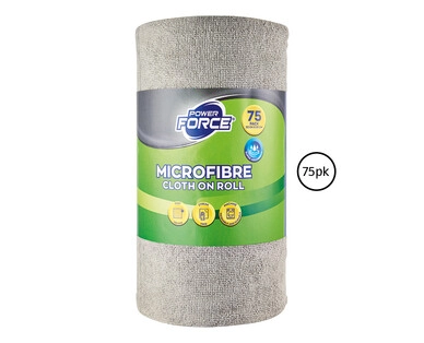 Microfibre Cloths on Roll 75pk