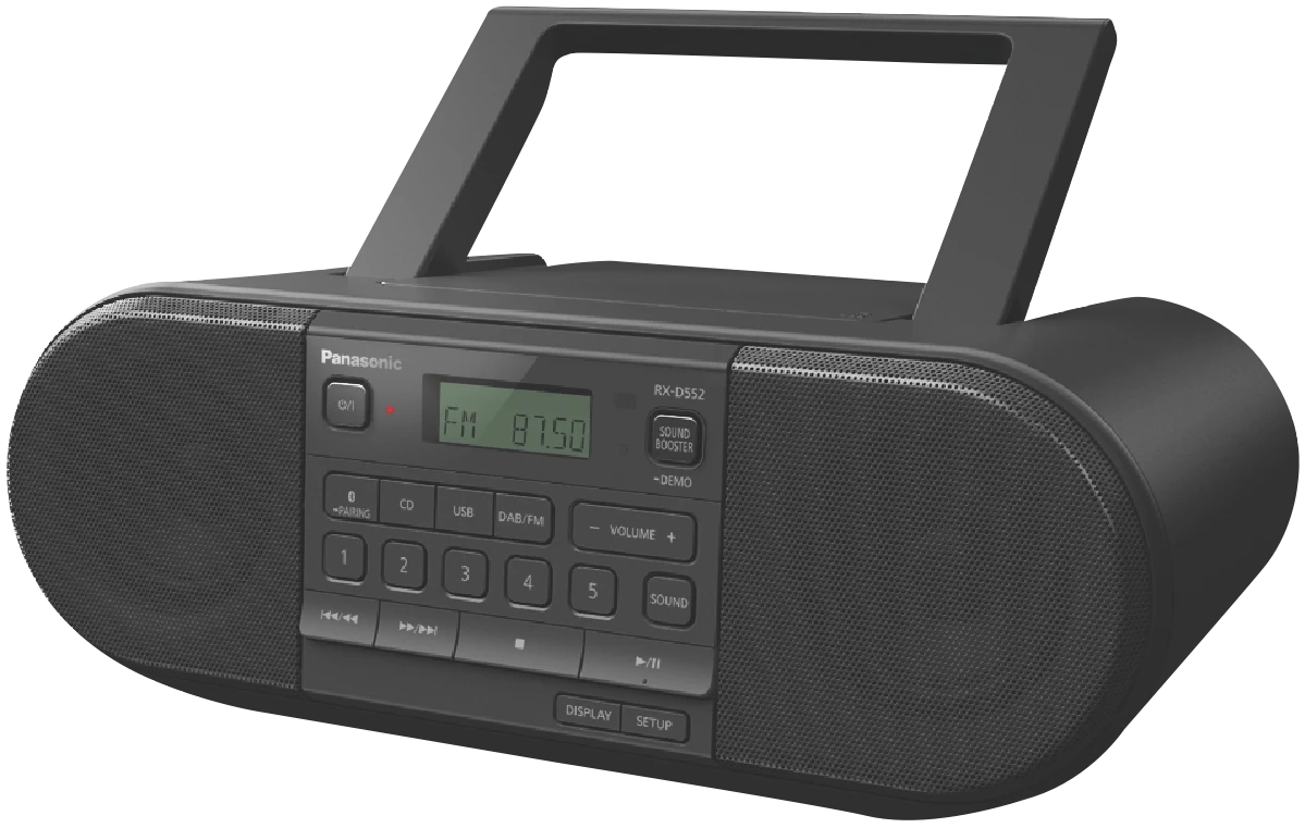 Panasonic DAB+ Digital/FM Radio CD Boombox with Bluetooth