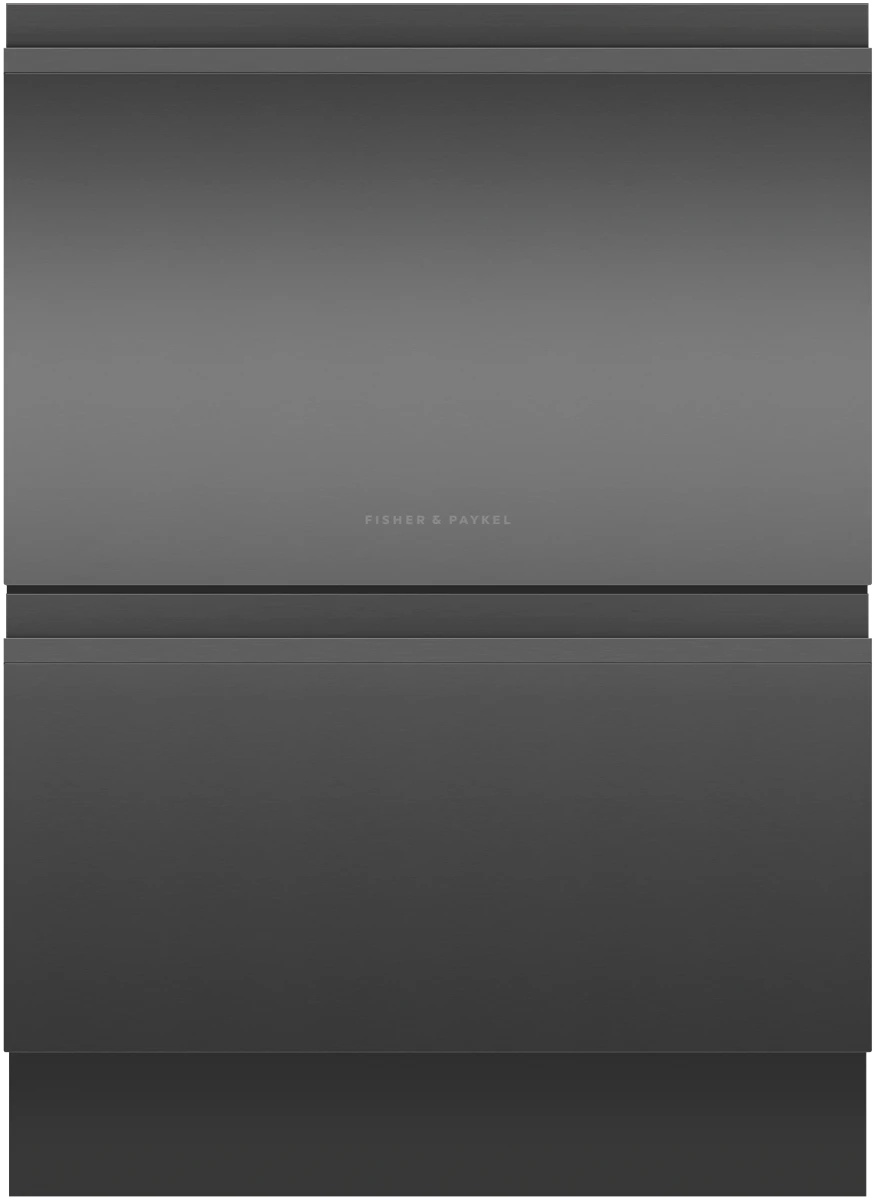 Fisher & Paykel Double DishDrawer Dishwasher Black Stainless Steel