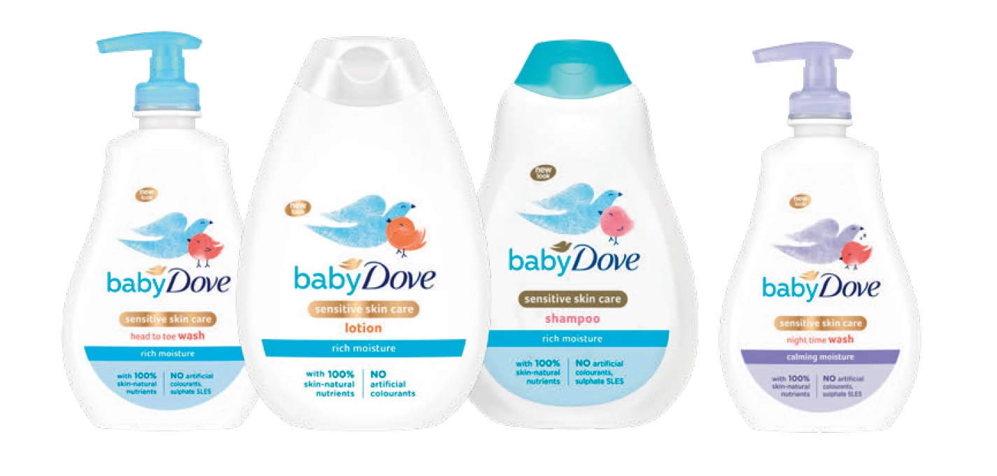 Baby Dove Sensitive Skin Care Range