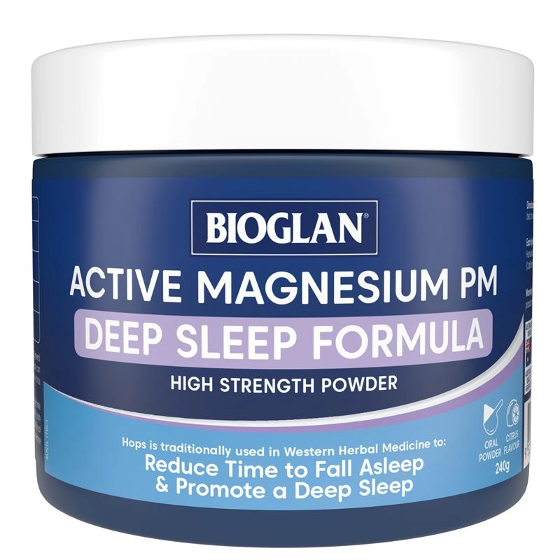 Bioglan Active Magnesium PM Deep Sleep Formula Powder 240g