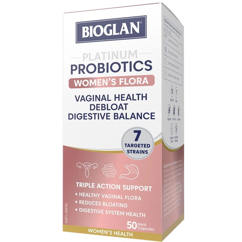 Bioglan Platinum Probiotics Women’s Flora 50 Hard Capsules