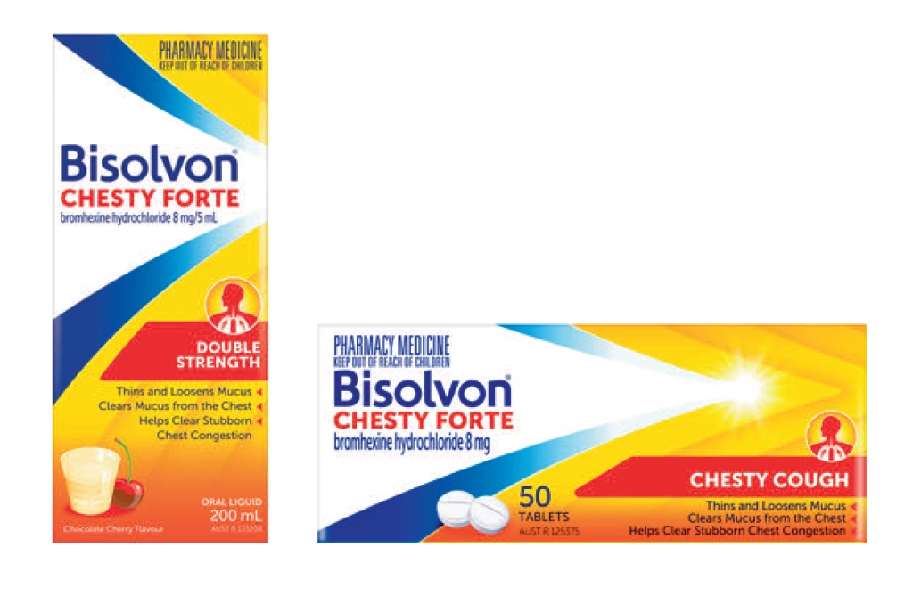 Bisolvon Chesty Forte 200ml or Cough Tablets 50 Pack