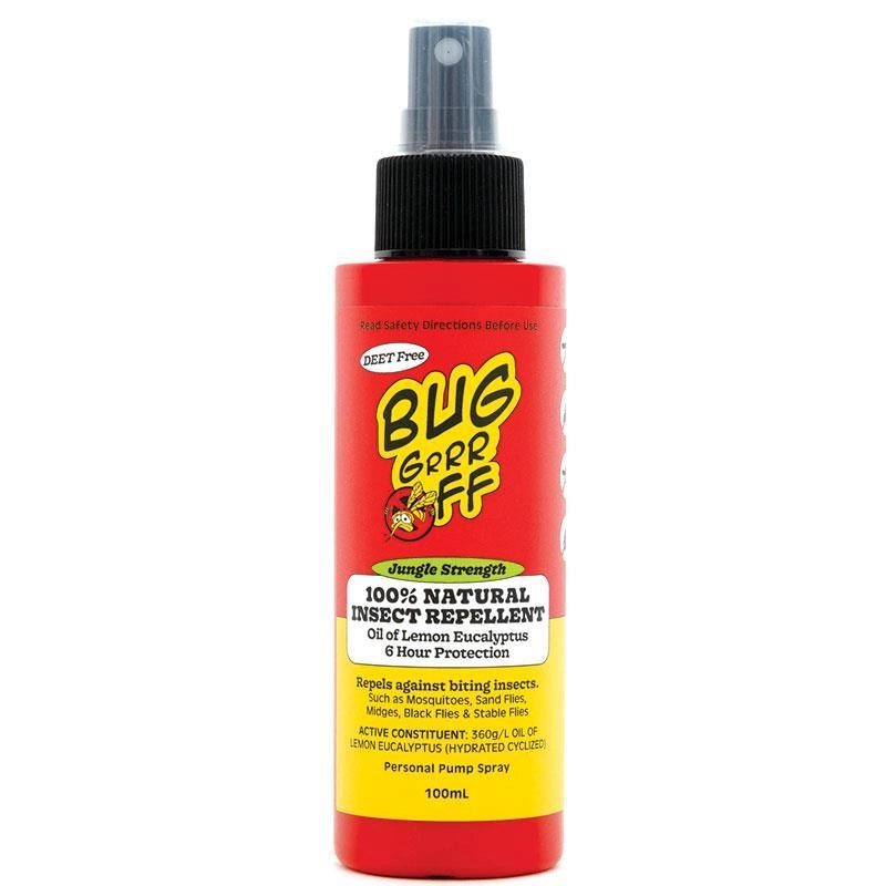 Bug-Grrr Off Jungle Strength 100% Natural Insect Repellent Spray 100ml