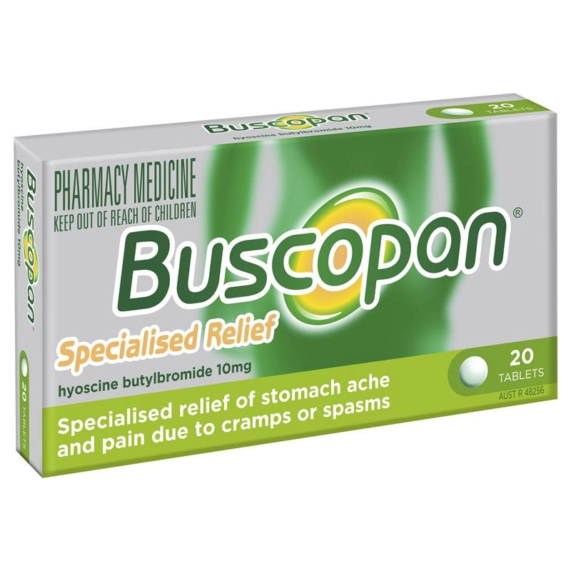 Buscopan 10mg 20 Tablets