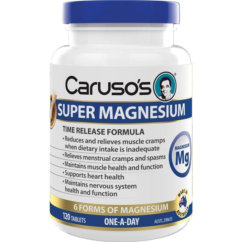 Caruso’s Super Magnesium 120 Tablets