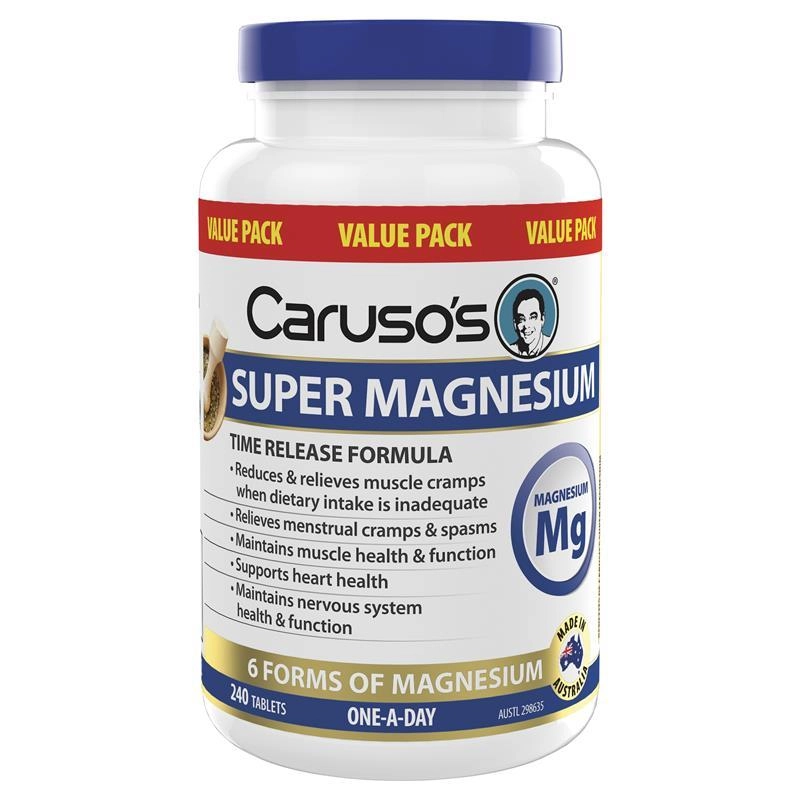 Caruso’s Super Magnesium 240 Tablets