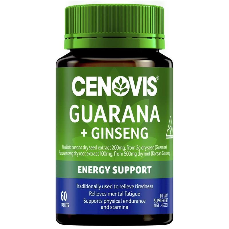 Cenovis Guarana + Ginseng 60 Tablets