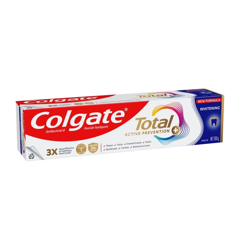 Colgate Toothpaste Total Advanced Whitening Antibacterial & Fluoride 115g