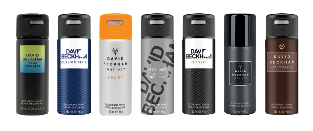 David Beckham Body Spray 150ml Assorted Variants