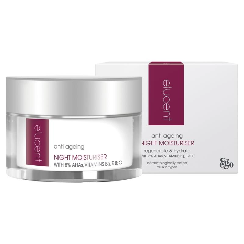 Elucent Anti Ageing Night Moisturiser 50g