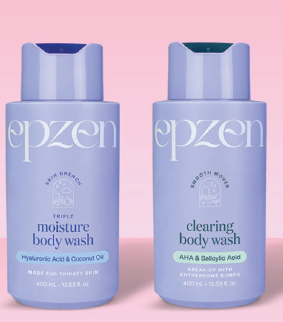 Epzen Triple Moisture or Clearing Body Wash 400ml