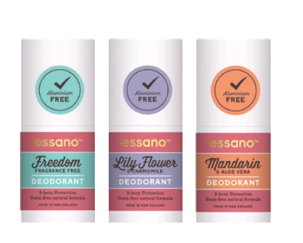 Essano Deodorants Range