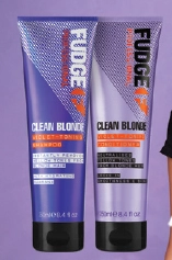 Fudge Professional Clean Blonde Purple Toning Shampoo or Conditioner 250ml