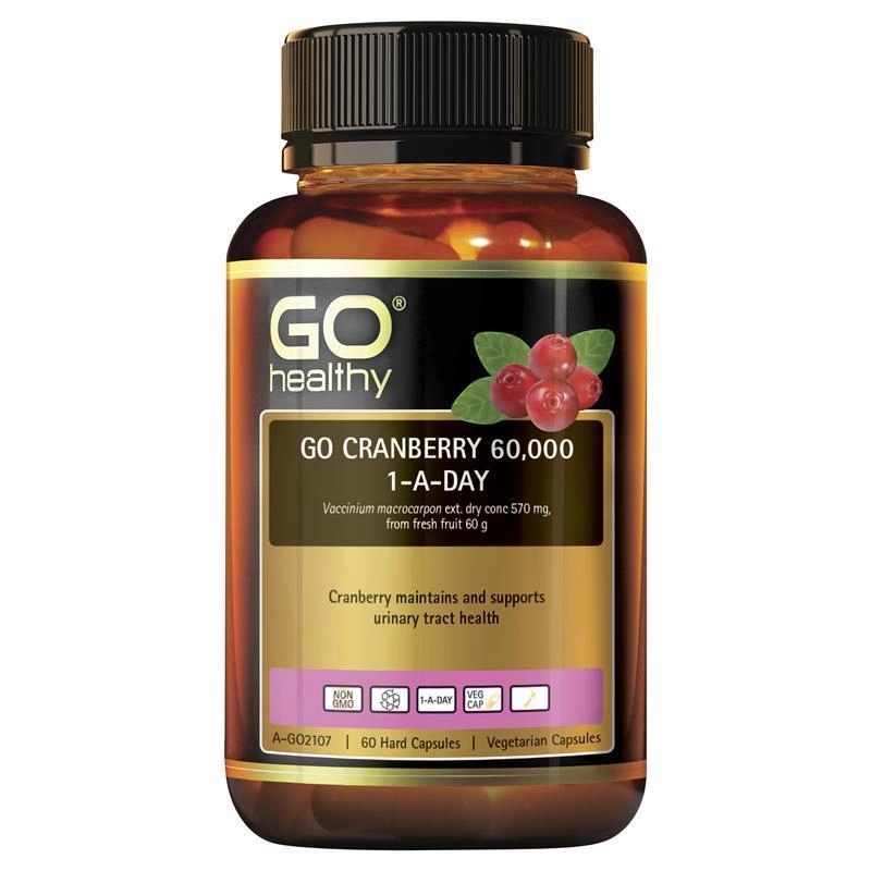 Go Healthy Cranberry 60000 1-A-DAY 60 Hard Capsules