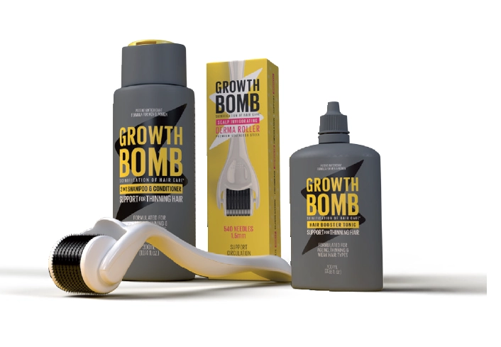 Growth Bomb Haircare Range