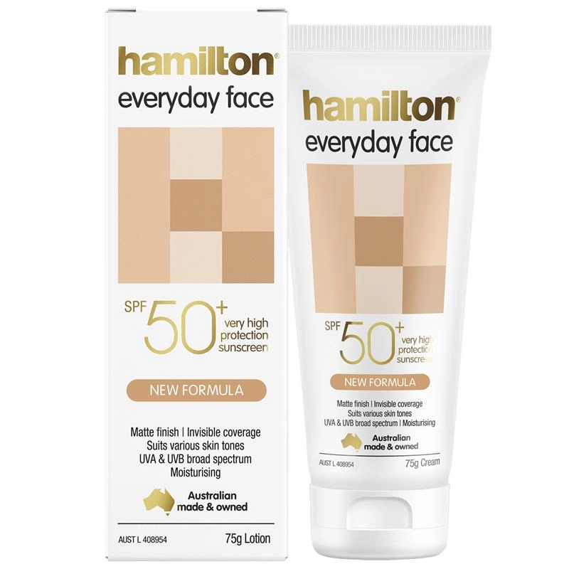 Hamilton SPF 50+ Everyday Face Cream 75g