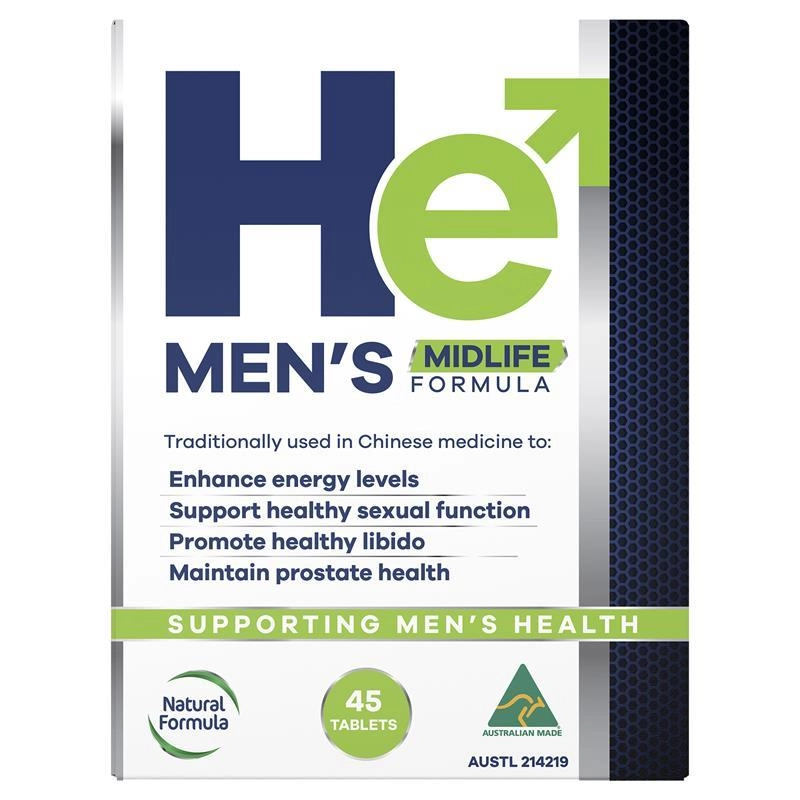 He2 Men’s Midlife Formula 45 Tablets