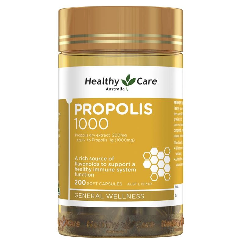 Healthy Care Propolis 1000 200 Soft Capsules