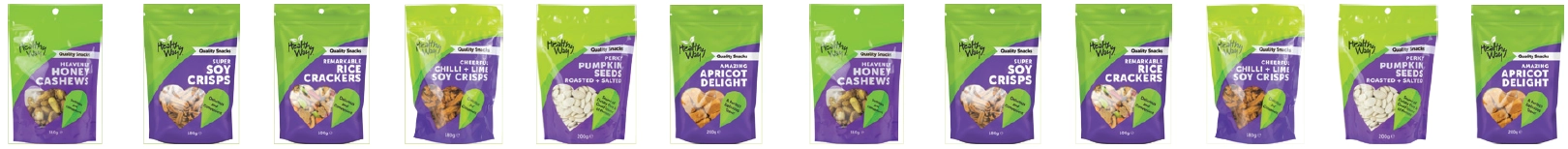 Healthy Way Quality Snacks Range