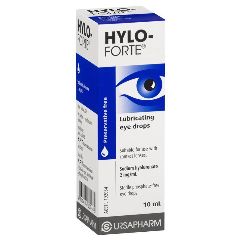 Hylo Forte 2mg Preservative Free Eye Drops 10ml