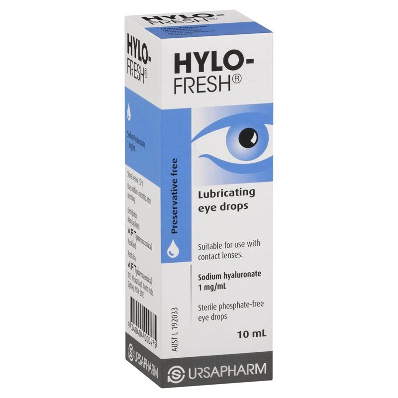 Hylo Fresh 1mg Preservative Free Eye Drops 10ml