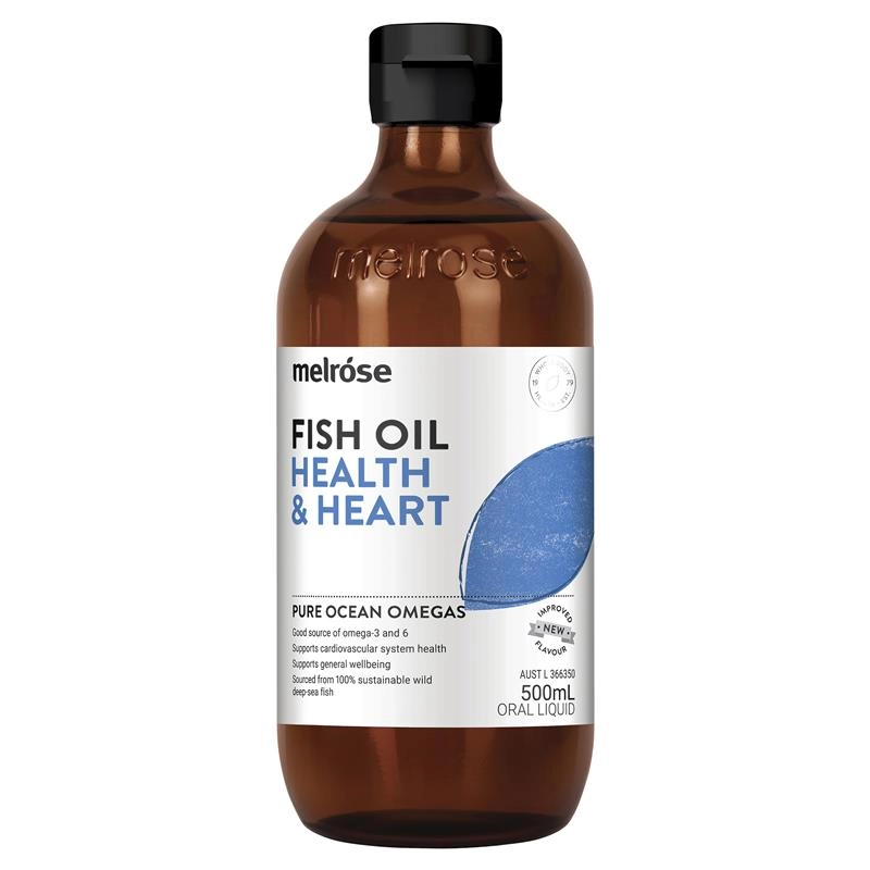 Melróse Omega Fish Oil Health & Heart 500ml