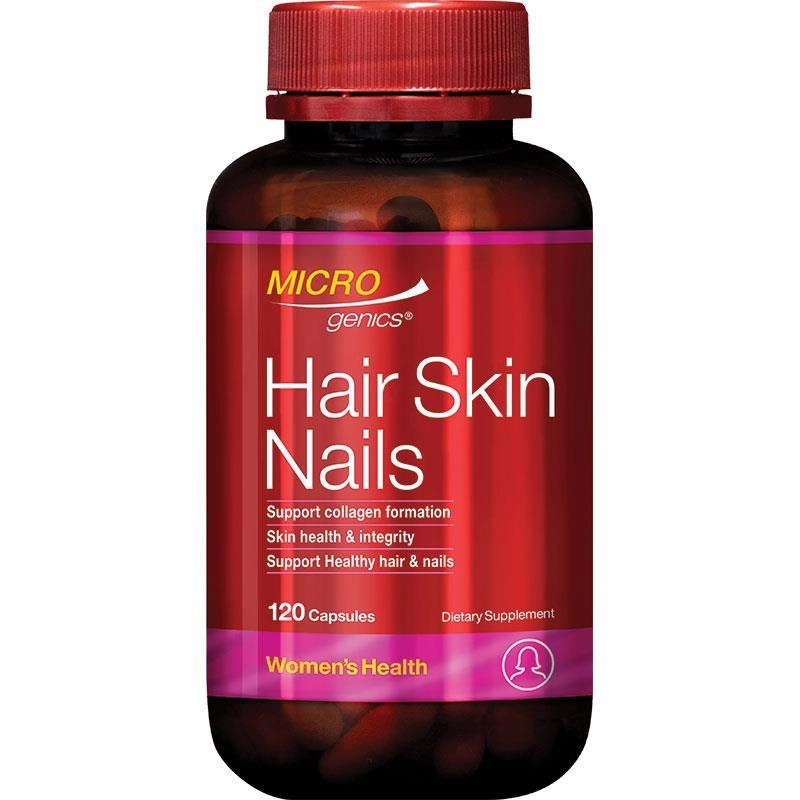 Microgenics Hair Skin Nails 120 Hard Capsules