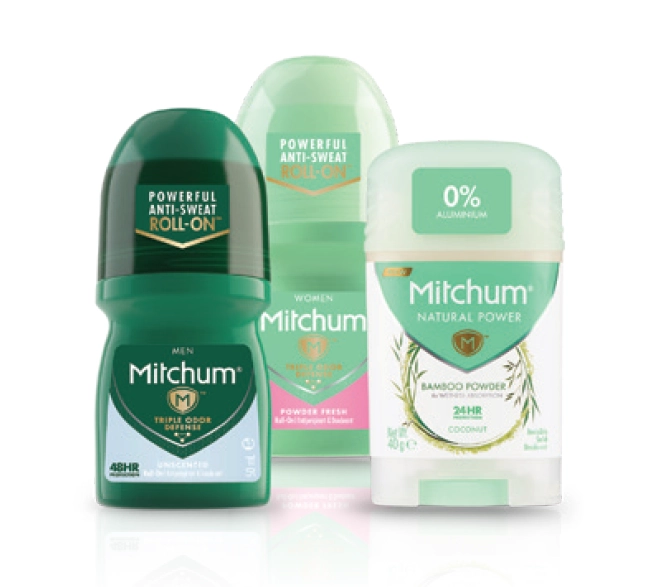 Mitchum Deodorants Range