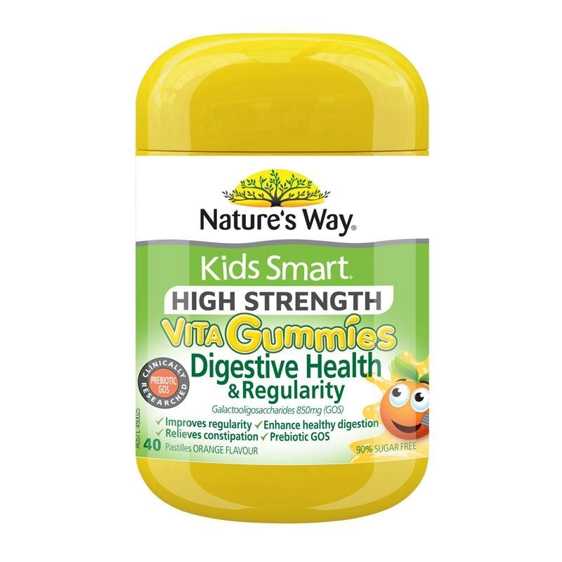 Nature’s Way Kids Smart High Strength Vita Gummies Digestive Health & Regularity 40 Gummies