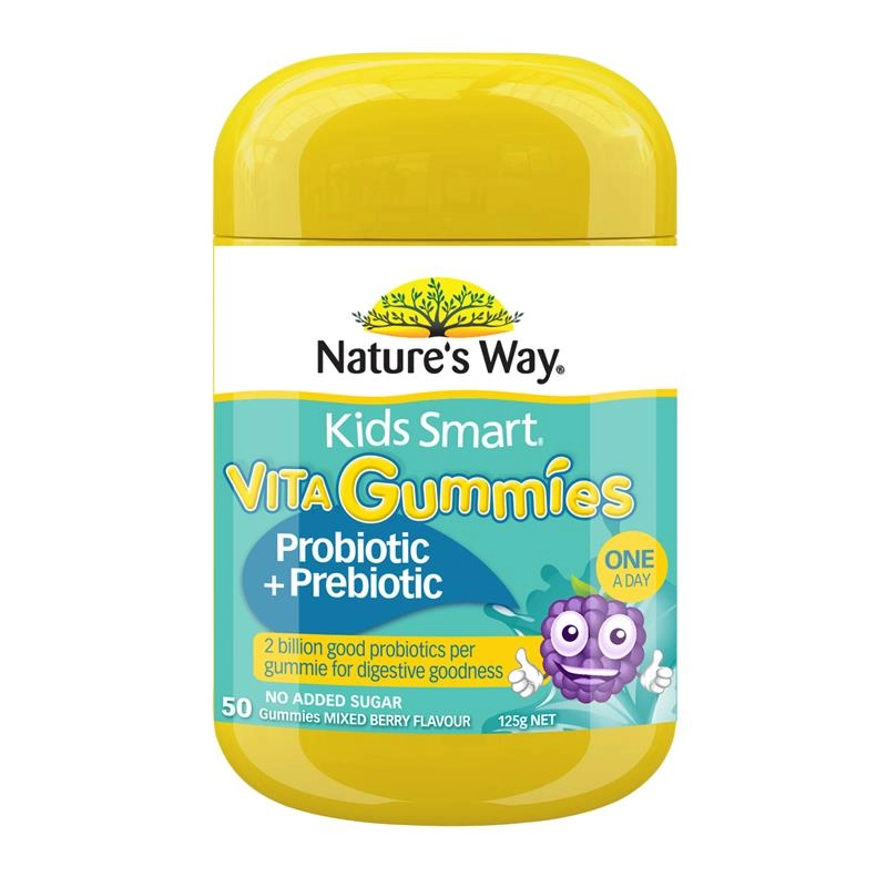 Nature’s Way Kids Smart Vita Gummies Probiotic + Prebiotic 50 Pastilles