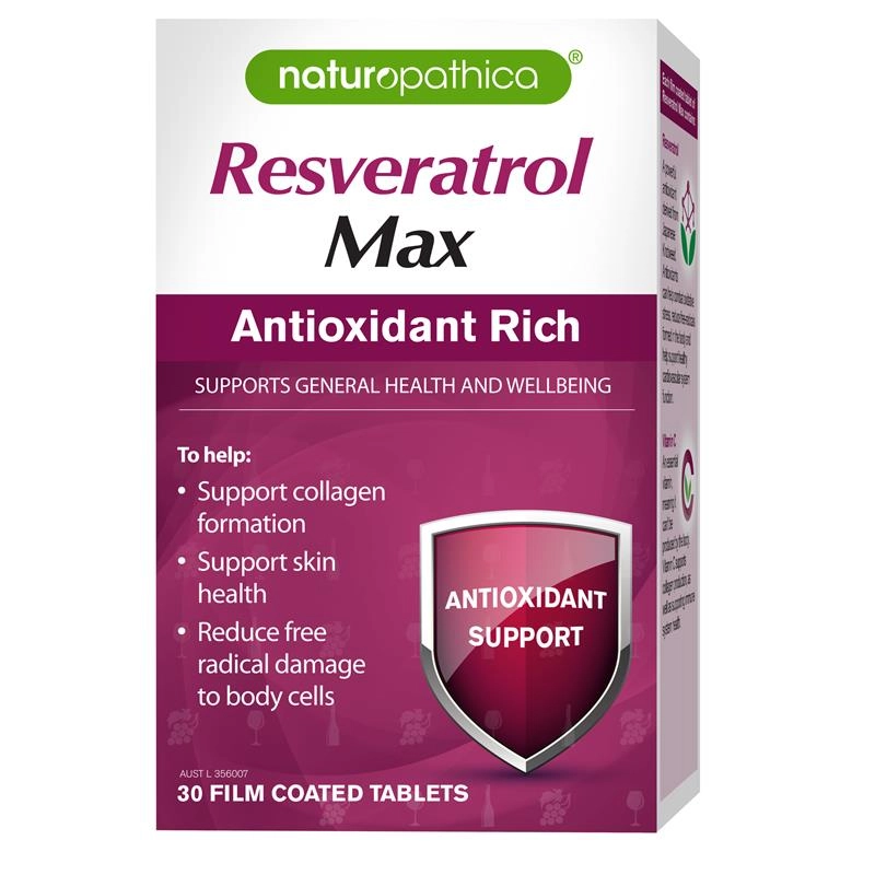 Naturopathica Resveratrol Max 30 Tablets