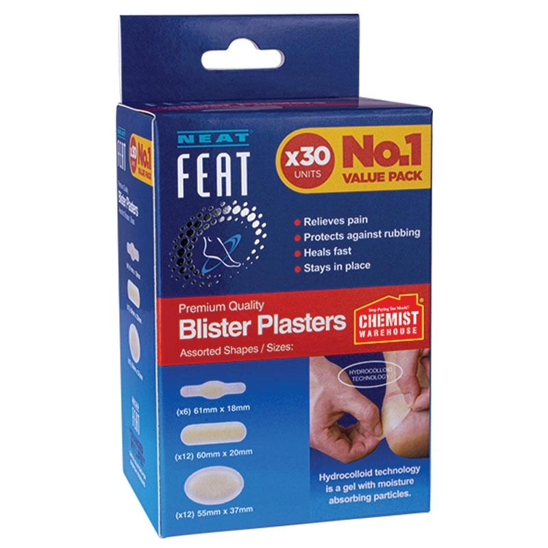 Neat Feat Blister Plasters 30 Pack Exclusive Pack