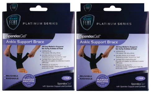 Neat Feat SpandexGel Ankle Support Brace Large or Medium