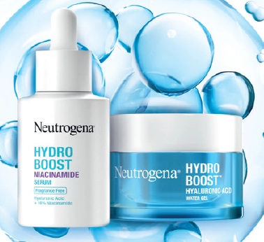 Neutrogena Hydro Boost Niacinamde Serum 30ml or Hyaluronic Acid Water Gel 50g