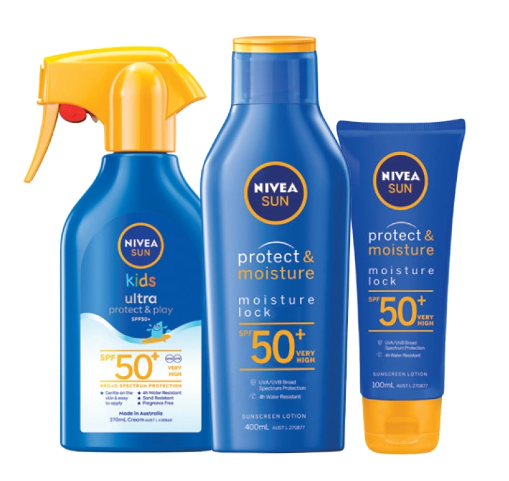 Nivea Suncare Range