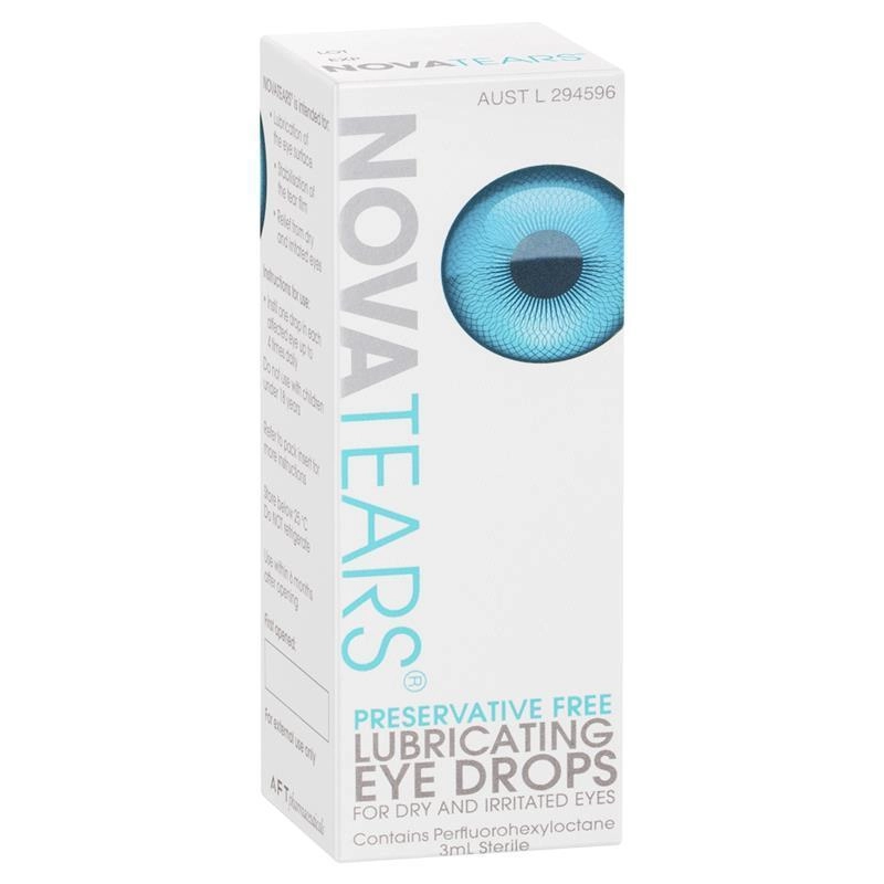 Nova Tears Preservative Free Lubricating Eye Drops 3ml