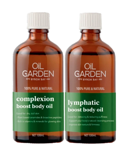 Oil Garden Complexion or Lymphatic Boost Body Oil 100ml