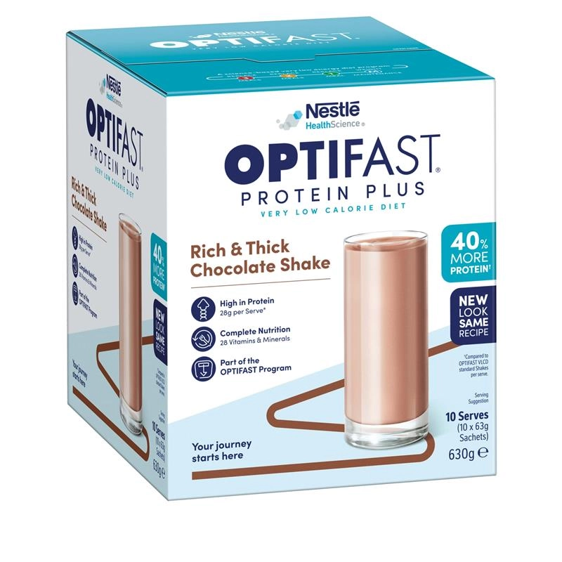 Optifast VLCD Protein Plus Shake Chocolate 10 Pack 630g