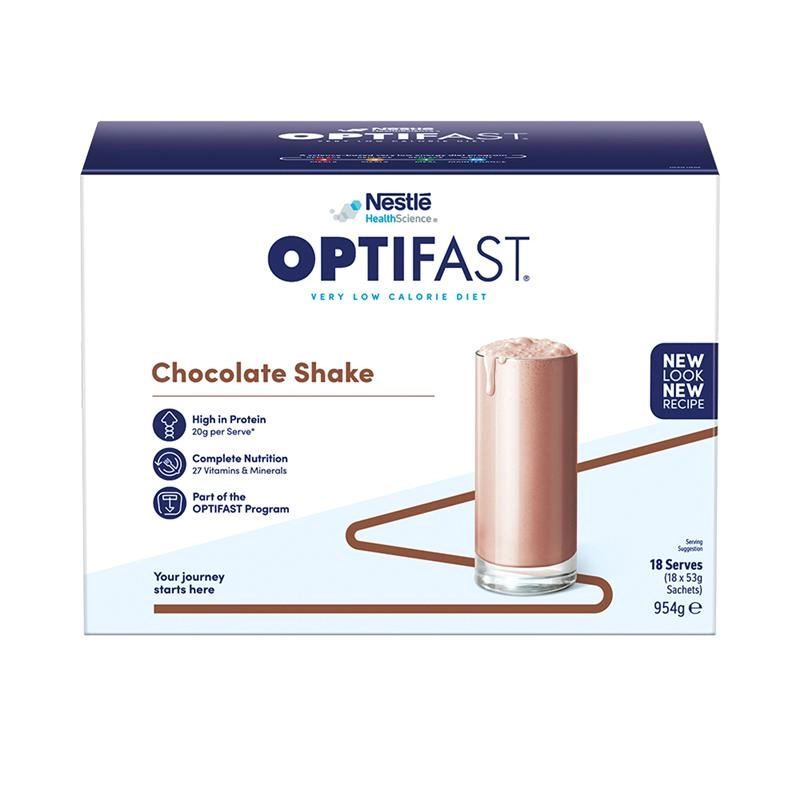 Optifast VLCD Shake Chocolate 18 x 53g