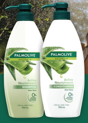 Palmolive Naturals Active Nourishment Shampoo or Conditioner 700ml