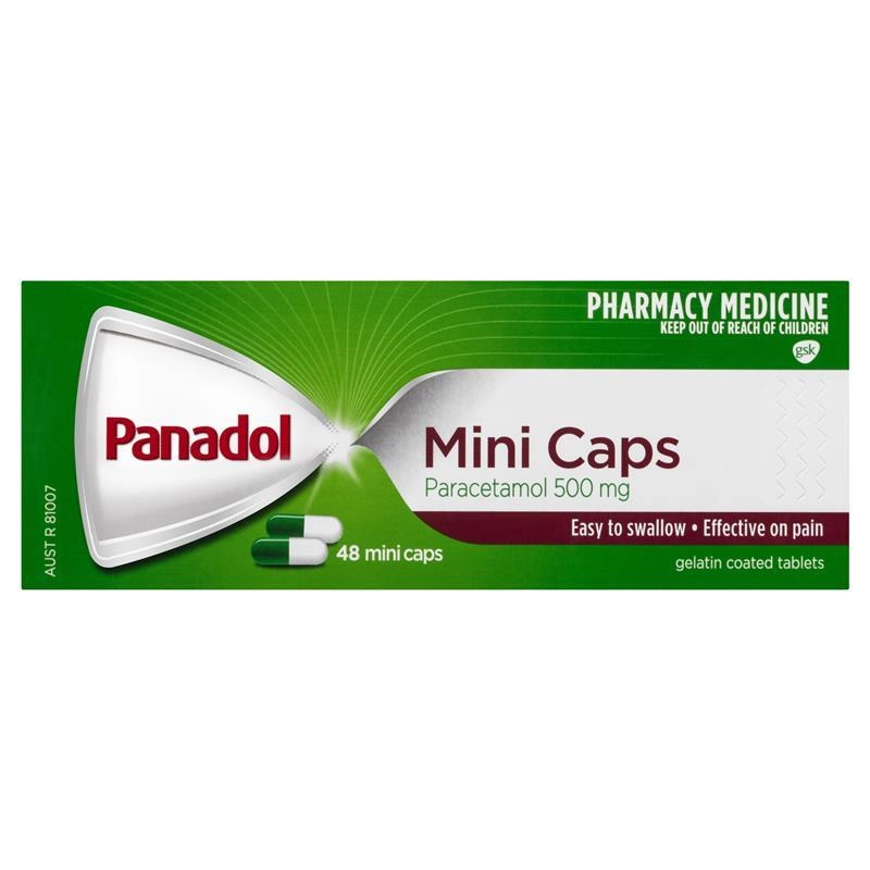 Panadol 500mg 48 Mini Caplets