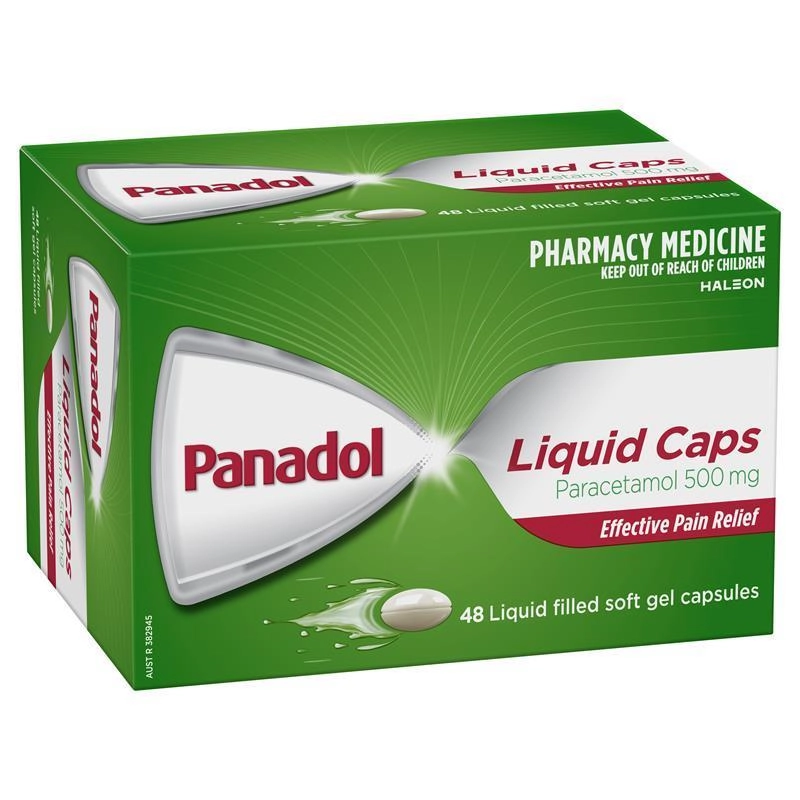 Panadol Liquid Caps 48 Soft Gel Capsules