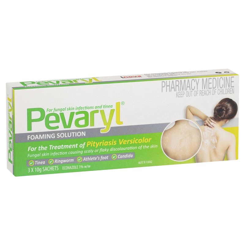 Pevaryl Foaming Solution 1% 10g