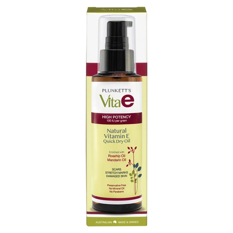 Plunkett’s Vita E Natural Vitamin E Quick Dry Oil 125ml