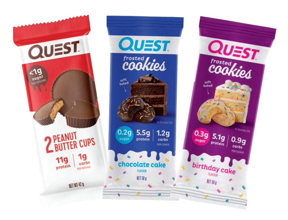 Quest 42g - 50g Assorted Variants