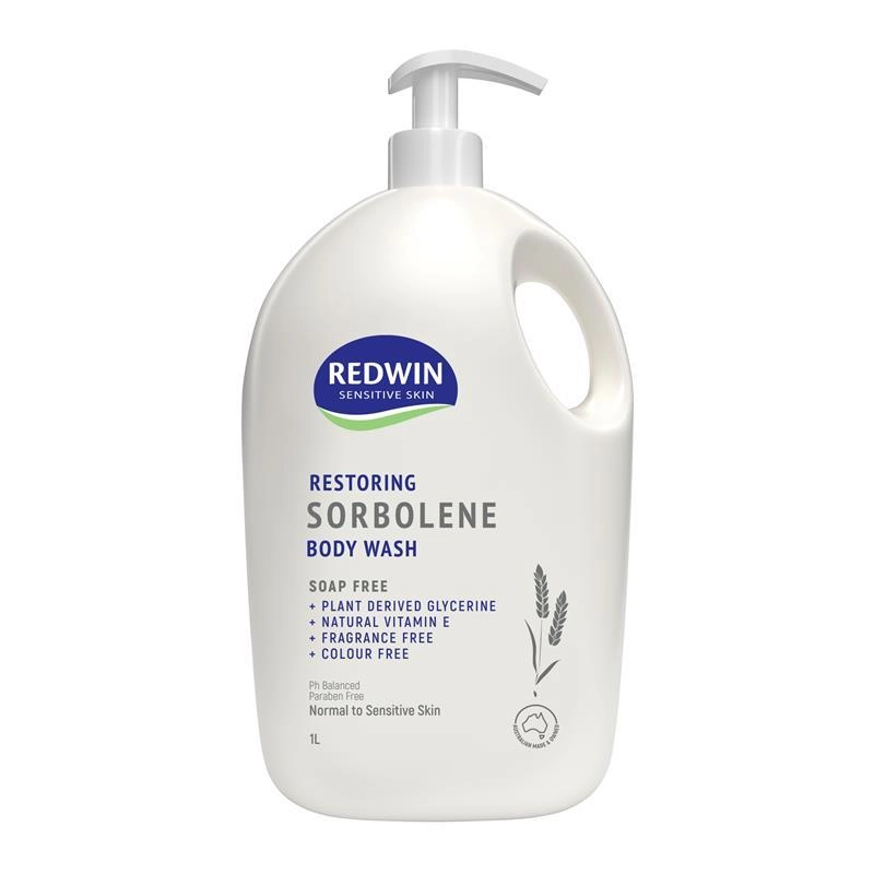 Redwin Restoring Sorbolene Body Wash with Vitamin E 1L