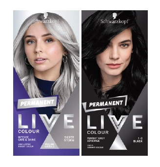 Schwarzkopf Live Colour Hair Colour Range